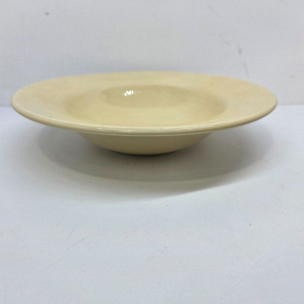 Pottery Barn Sausalito Yellow Large 10 1/4" Rim Soup Pasta Bowl